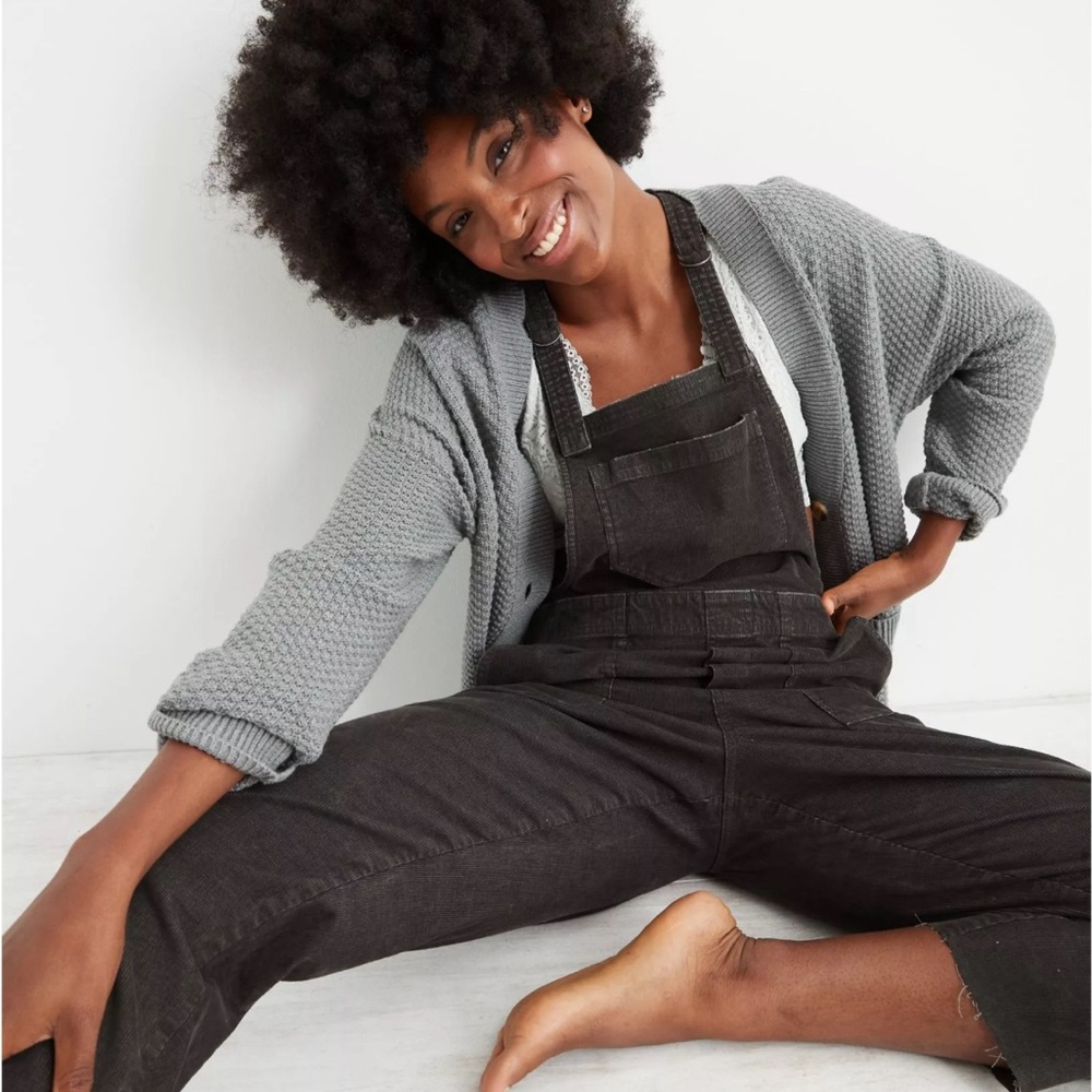 Aerie Grey Women Jeans Overalls